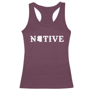 Local Arizona Native Racerback Tank Top AZ State Map Pride Gift TS12 Maroon Print Your Wear