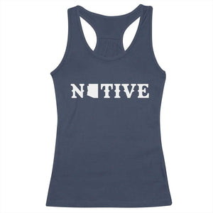Local Arizona Native Racerback Tank Top AZ State Map Pride Gift TS12 Navy Print Your Wear
