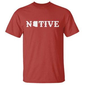 Local Arizona Native T Shirt AZ State Map Pride Gift TS12 Red Print Your Wear