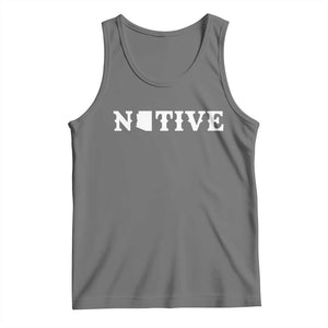 Local Arizona Native Tank Top AZ State Map Pride Gift TS12 Black Heather Print Your Wear