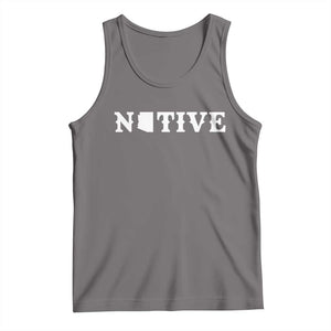 Local Arizona Native Tank Top AZ State Map Pride Gift TS12 Deep Heather Print Your Wear