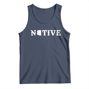 Local Arizona Native Tank Top AZ State Map Pride Gift TS12 Navy Print Your Wear