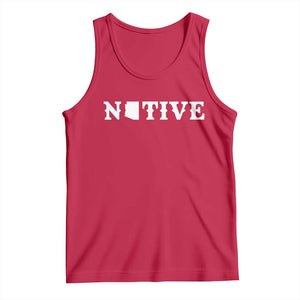 Local Arizona Native Tank Top AZ State Map Pride Gift TS12 Red Print Your Wear