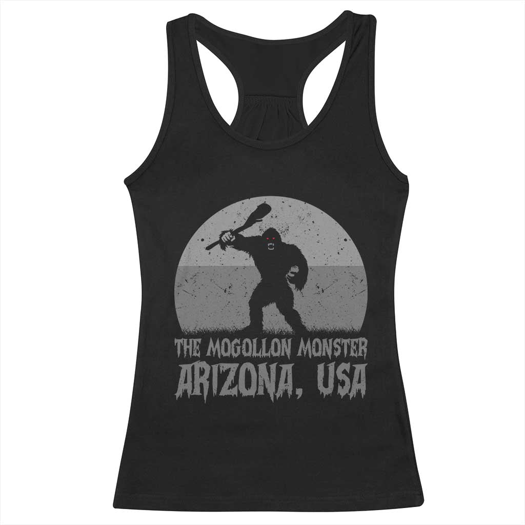 The Mogollon Monster Arizona Bigfoot Racerback Tank Top Vintage Cryptid Folklore TS12 Black Print Your Wear