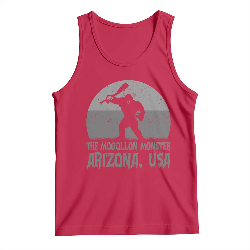 The Mogollon Monster Arizona Bigfoot Tank Top Vintage Cryptid Folklore TS12 Red Print Your Wear