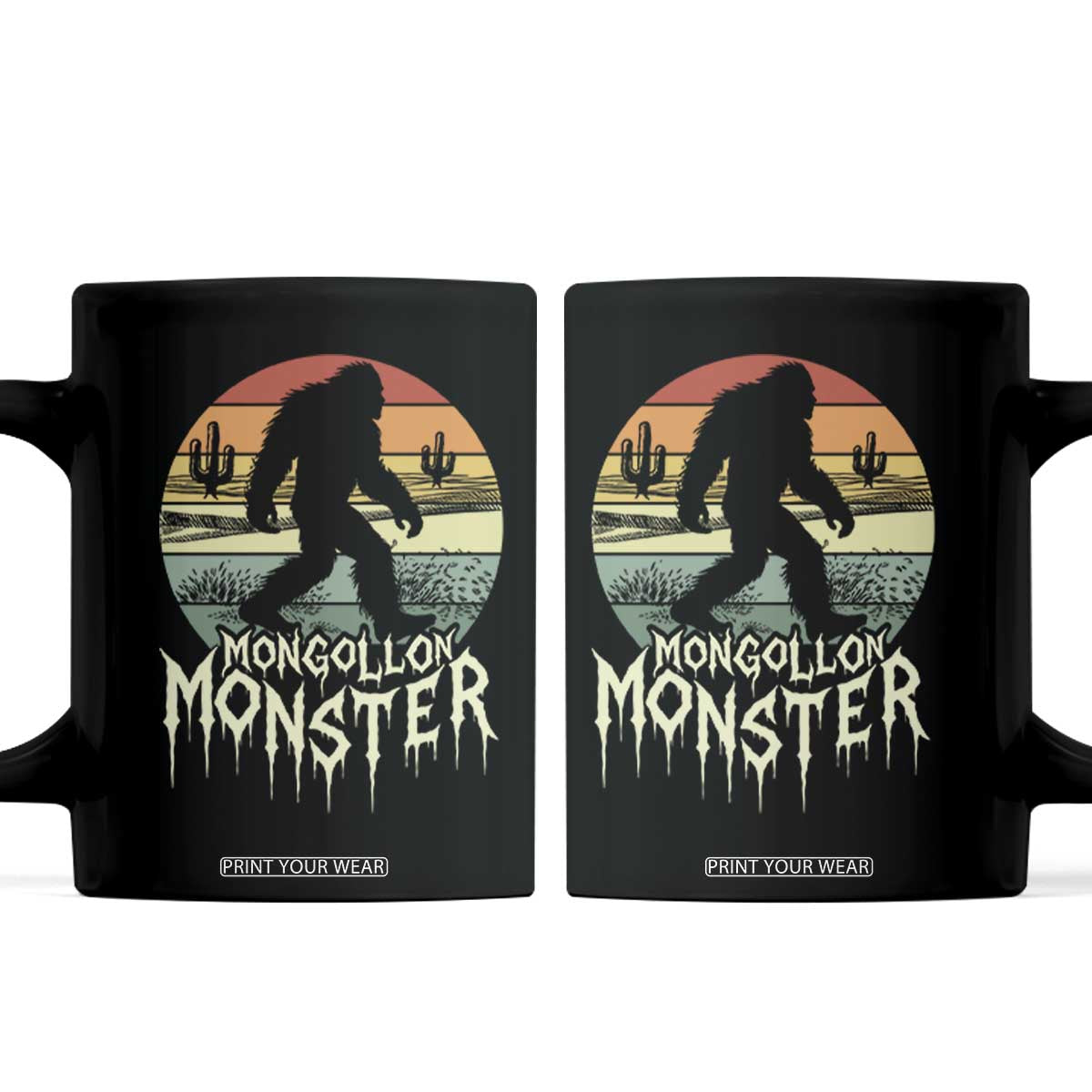 Mysterious Mogollon Monster Coffee Mug Arizona Wilderness Enigma TS12 Black Print Your Wear