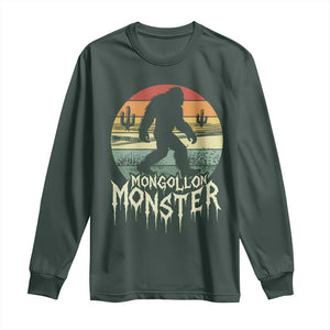 Mysterious Mogollon Monster Long Sleeve Shirt Arizona Wilderness Enigma TS12 Dark Forest Green Print Your Wear