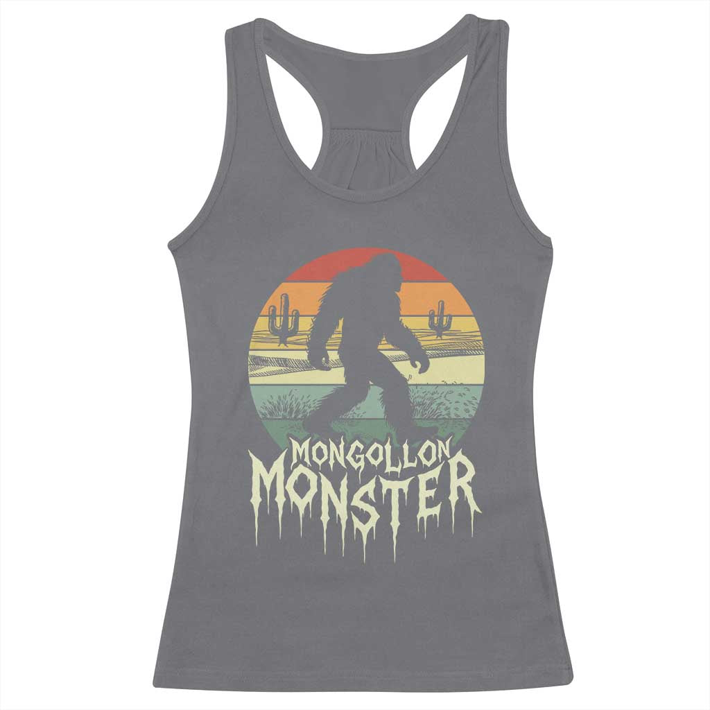 Mysterious Mogollon Monster Racerback Tank Top Arizona Wilderness Enigma TS12 Charcoal Print Your Wear
