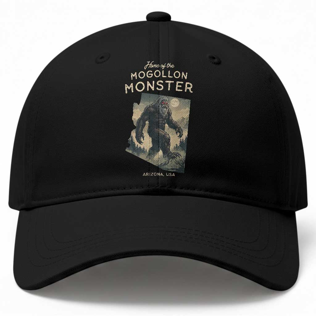 Arizona Cryptid Lover Baseball Cap Home Of The Mogollon Monster TS12 Print Your Wear