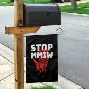 Indigenous Women Awareness Garden Flag Stop MMIW Red Handprint Graphic TS12 Print Your Wear