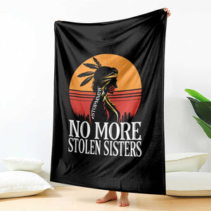 MMIW Awareness Throw Blanket No More Stolen Sisters Native American Gift TS12 Print Your Wear