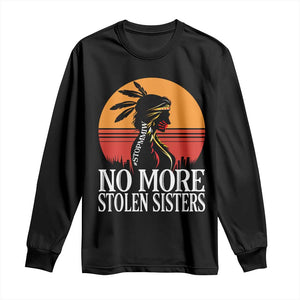 MMIW Awareness Long Sleeve Shirt No More Stolen Sisters Native American Gift TS12 Black Print Your Wear