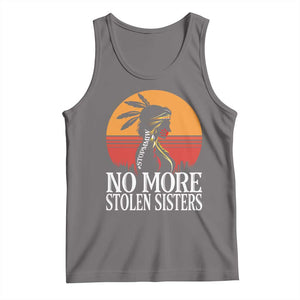 MMIW Awareness Tank Top No More Stolen Sisters Native American Gift TS12 Deep Heather Print Your Wear