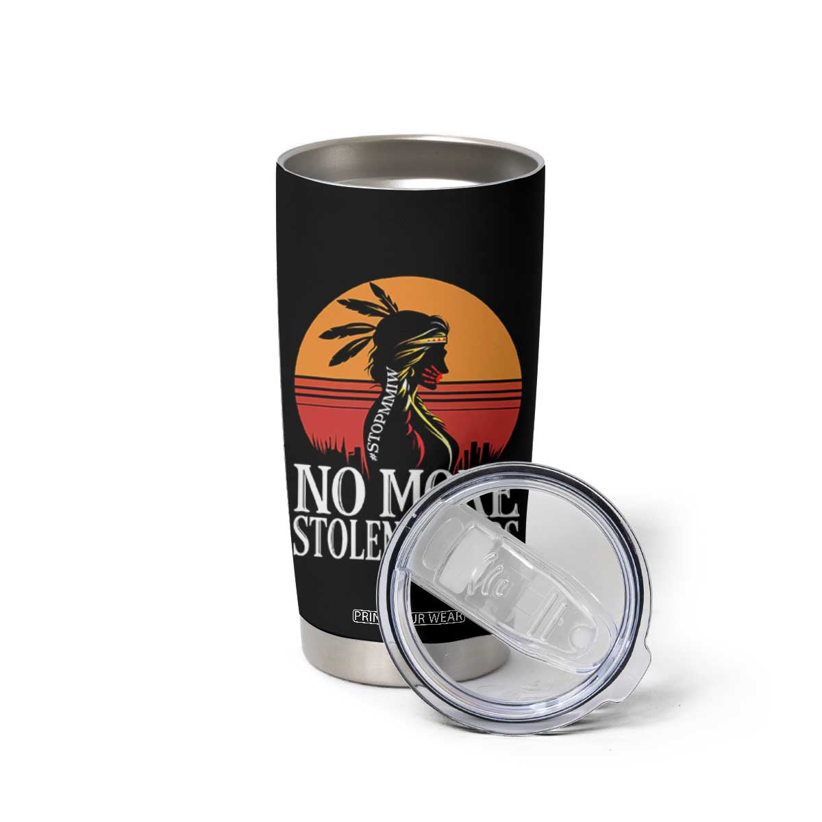 MMIW Awareness Tumbler Cup No More Stolen Sisters Native American Gift TS12 Print Your Wear