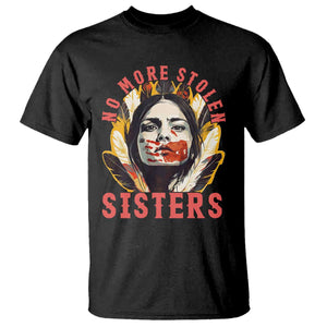 Native American Awareness Gift T Shirt No More Stolen Sisters MMIW Support TS12 Black Print Your Wear