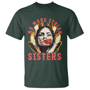 Native American Awareness Gift T Shirt No More Stolen Sisters MMIW Support TS12 Dark Forest Green Print Your Wear