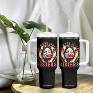 Native American Awareness Gift Tumbler With Handle No More Stolen Sisters MMIW Support TS12 Print Your Wear