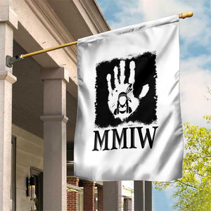 Stop MMIW Garden Flag Voices For Stolen Sisters Red Handprint Graphic TS12 Print Your Wear