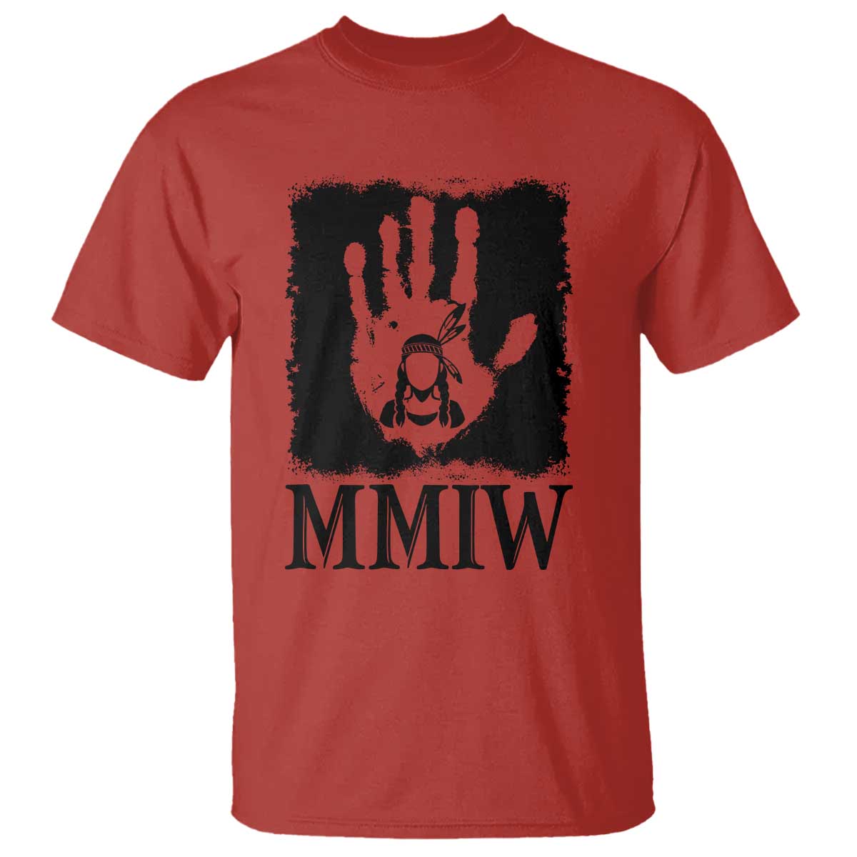 Stop MMIW T Shirt Voices For Stolen Sisters Red Handprint Graphic TS12 Red Print Your Wear