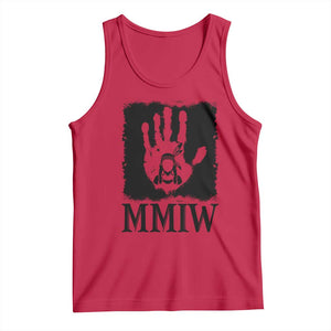 Stop MMIW Tank Top Voices For Stolen Sisters Red Handprint Graphic TS12 Red Print Your Wear