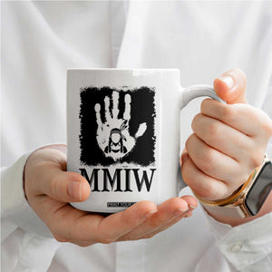 Stop MMIW Coffee Mug Voices For Stolen Sisters Red Handprint Graphic TS12 Print Your Wear