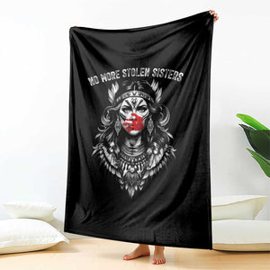 MMIW Awareness Support Throw Blanket No More Stolen Sisters TS12 Print Your Wear