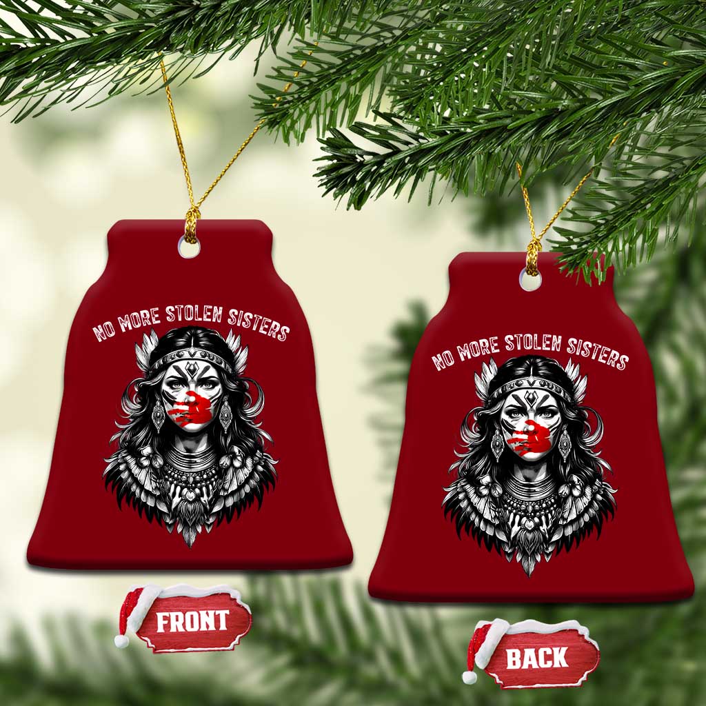 MMIW Awareness Support Ceramic Ornament No More Stolen Sisters TS12 Print Your Wear