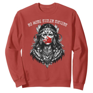 MMIW Awareness Support Sweatshirt No More Stolen Sisters TS12 Red Print Your Wear