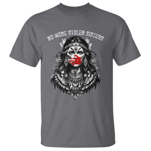 MMIW Awareness Support T Shirt No More Stolen Sisters TS12 Charcoal Print Your Wear