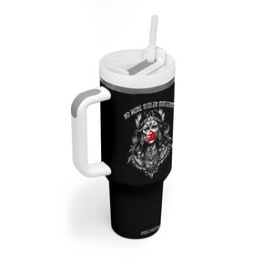 MMIW Awareness Support Tumbler With Handle No More Stolen Sisters TS12 Print Your Wear