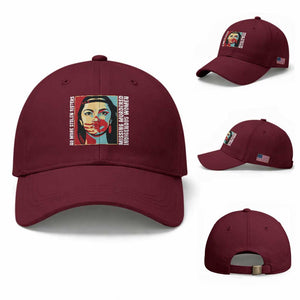 MMIW Awareness Support Baseball Cap Voices For Stolen Sisters Native American TS12 Baseball Cap Universal Fit Maroon Print Your Wear