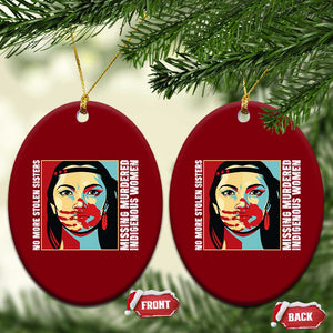 MMIW Awareness Support Ceramic Ornament Voices For Stolen Sisters Native American TS12 Print Your Wear