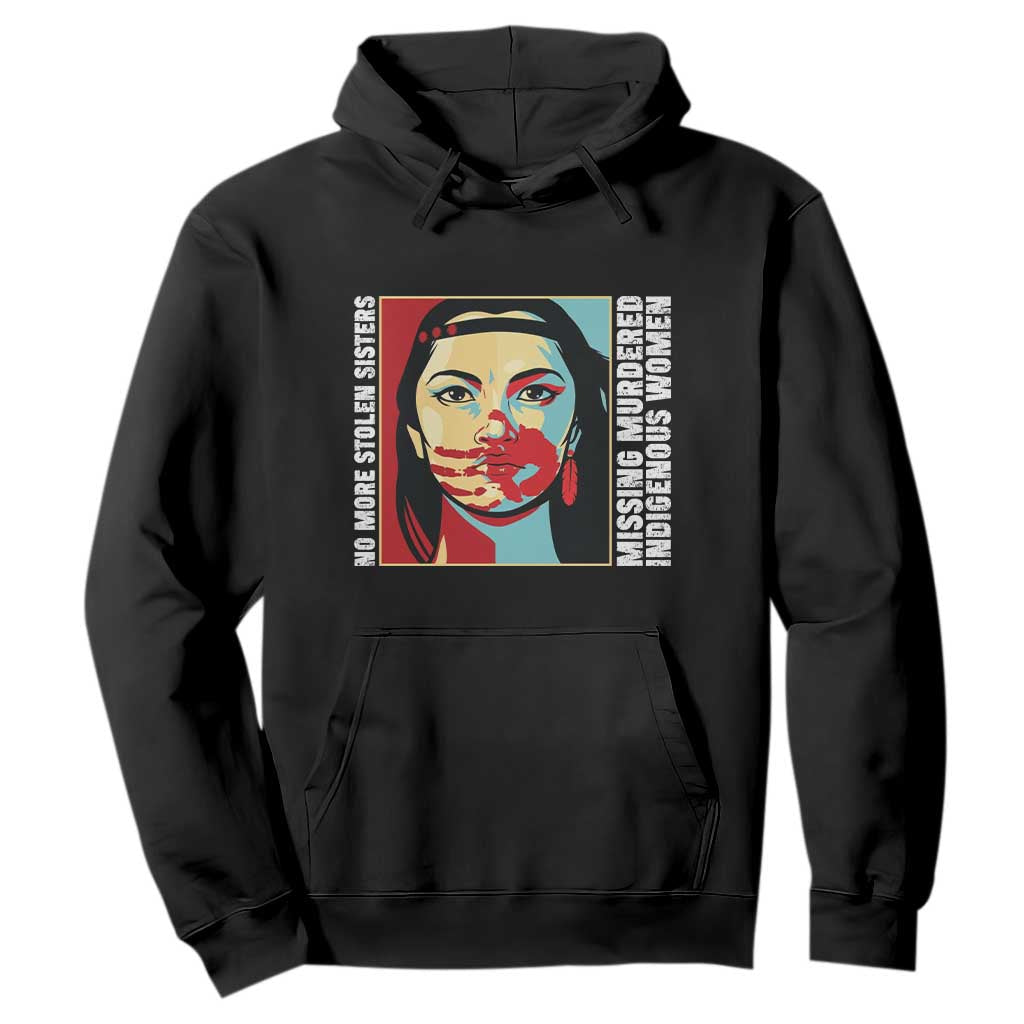 MMIW Awareness Support Hoodie Voices For Stolen Sisters Native American TS12 Black Print Your Wear