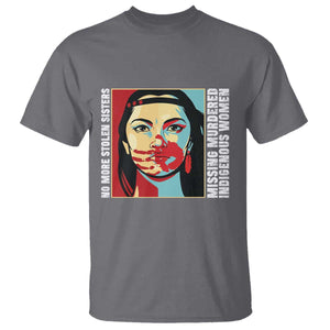 MMIW Awareness Support T Shirt Voices For Stolen Sisters Native American TS12 Charcoal Print Your Wear