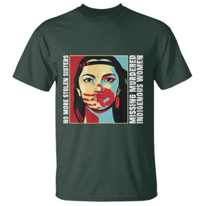 MMIW Awareness Support T Shirt Voices For Stolen Sisters Native American TS12 Dark Forest Green Print Your Wear