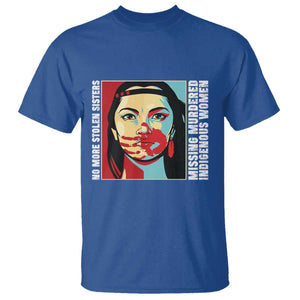 MMIW Awareness Support T Shirt Voices For Stolen Sisters Native American TS12 Royal Blue Print Your Wear