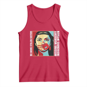 MMIW Awareness Support Tank Top Voices For Stolen Sisters Native American TS12 Red Print Your Wear