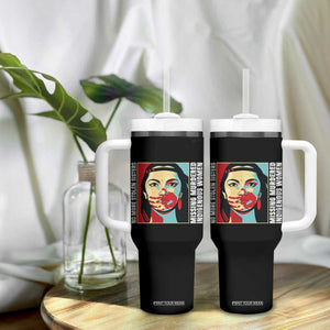 MMIW Awareness Support Tumbler With Handle Voices For Stolen Sisters Native American TS12 Print Your Wear