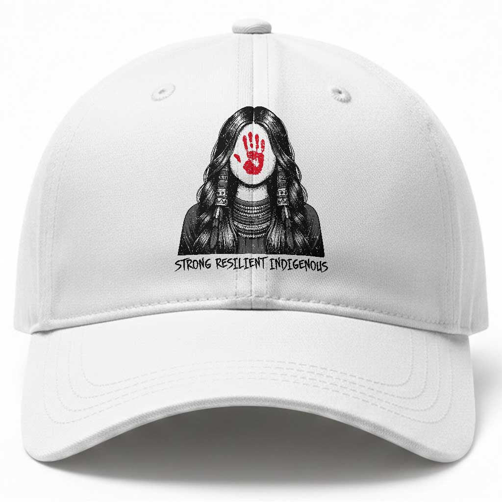 MMIW Strong Resilient Indigenous Baseball Cap Stand With Native Women Support TS12 Print Your Wear