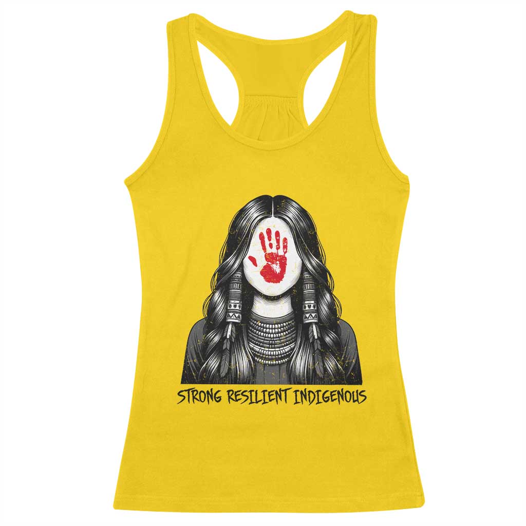 MMIW Strong Resilient Indigenous Racerback Tank Top Stand With Native Women Support TS12 Daisy Print Your Wear