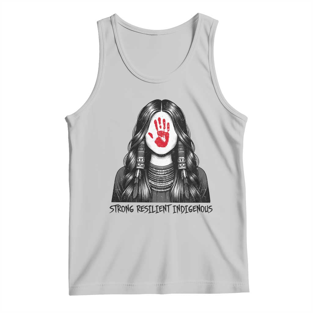 MMIW Strong Resilient Indigenous Tank Top Stand With Native Women Support TS12 Ash Print Your Wear
