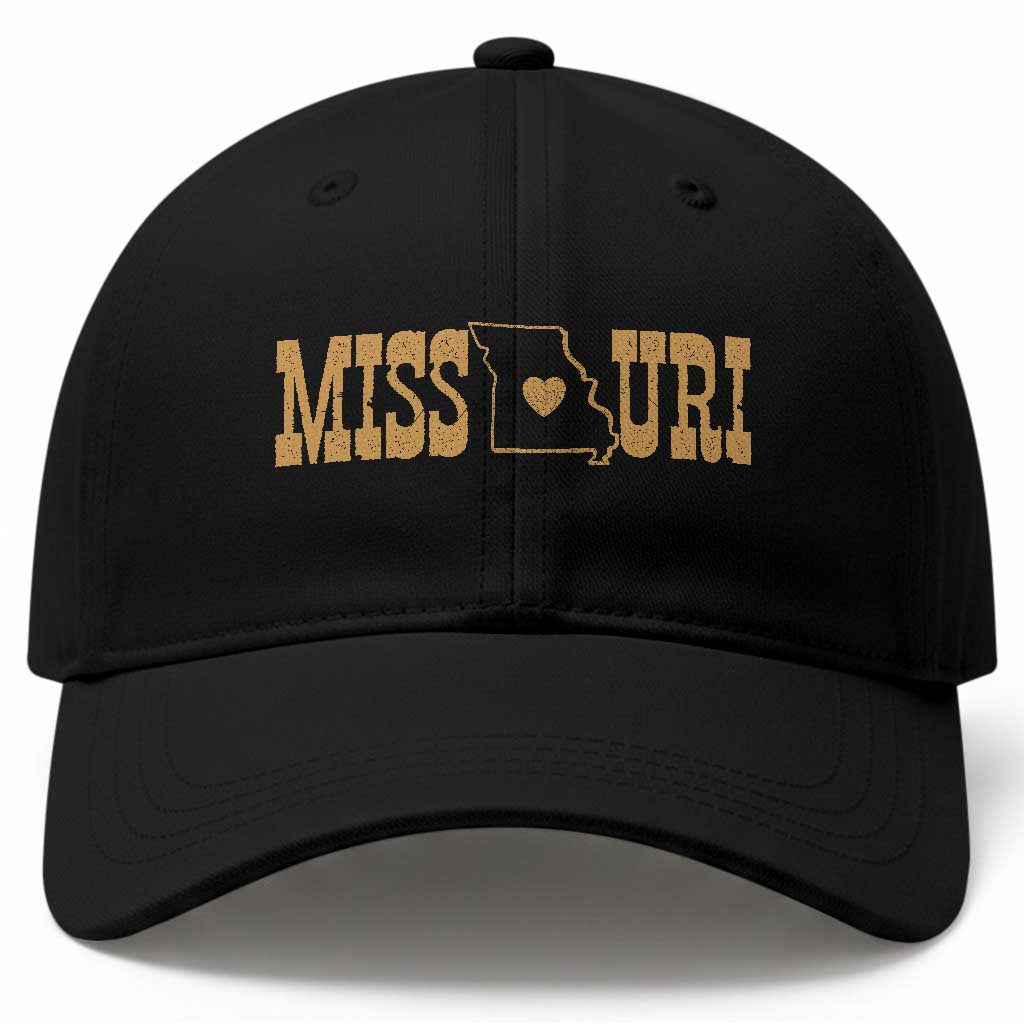 Vintage Missouri State Map Baseball Cap Midwest Pride Gift TS12 Print Your Wear