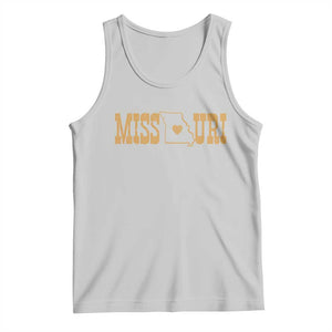 Vintage Missouri State Map Tank Top Midwest Pride Gift TS12 Ash Print Your Wear