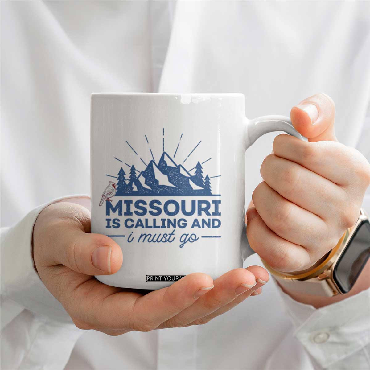 Missouri Traveling Lover Coffee Mug Missouri Is Calling And I Must Go TS12 Print Your Wear