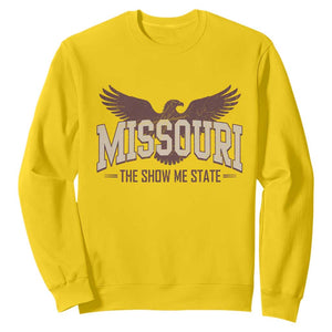 Vintage Missouri Eagle Sweatshirt Missouri The Show Me State Retro Distressed TS12 Daisy Print Your Wear