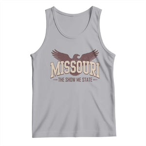 Vintage Missouri Eagle Tank Top Missouri The Show Me State Retro Distressed TS12 Athletic Heather Print Your Wear