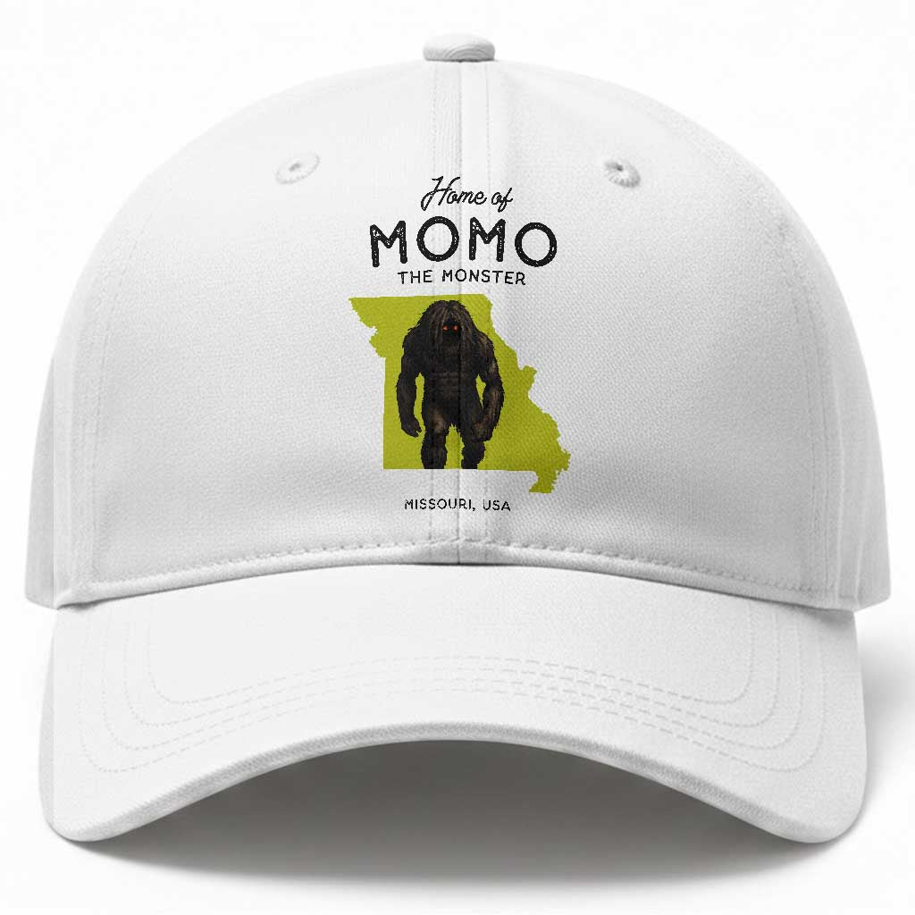 Louisiana Missouri Cryptid Lover Baseball Cap Home Of Momo The Monster TS12 Print Your Wear