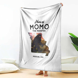 Momo The Monster Folklore Throw Blanket Louisiana Missouri Cryptid Lover Gift TS12 Print Your Wear