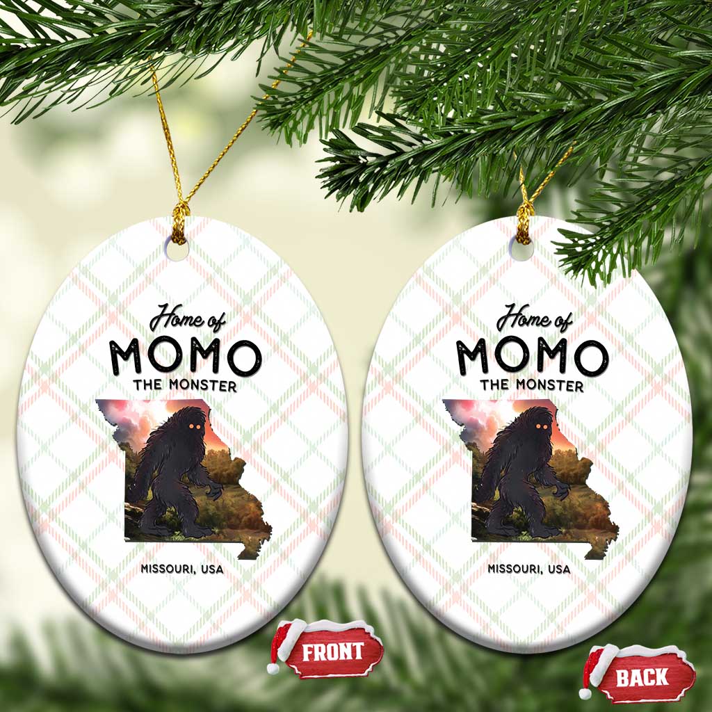 Momo The Monster Folklore Ceramic Ornament Louisiana Missouri Cryptid Lover Gift TS12 Print Your Wear