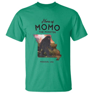 Momo The Monster Folklore T Shirt Louisiana Missouri Cryptid Lover Gift TS12 Irish Green Print Your Wear
